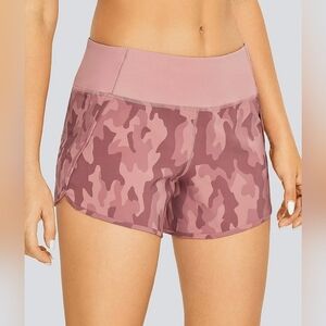 Pink Camouflage Athletic Shorts